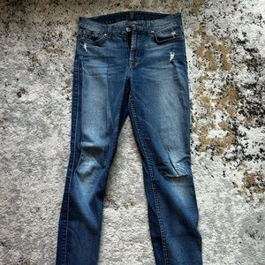 7 For All Man Kind Skinny Jeans - size 28